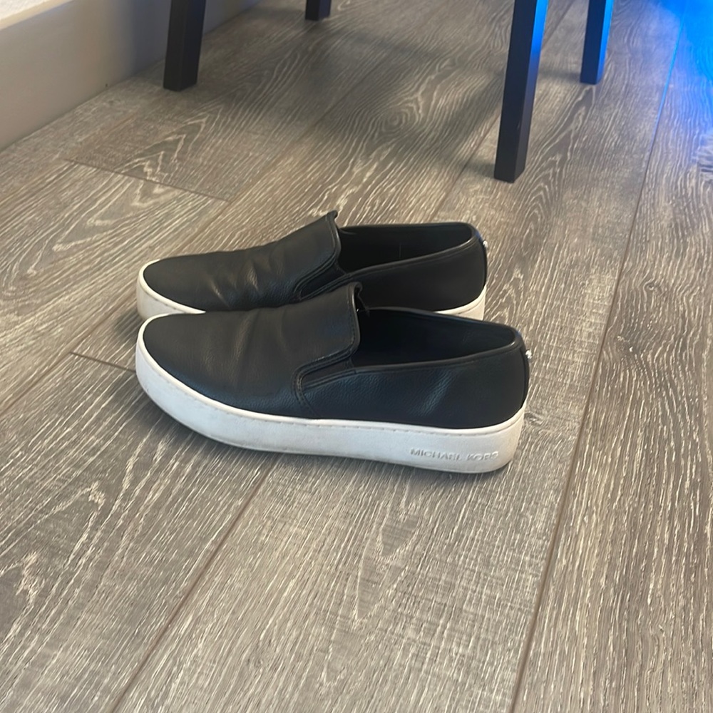 Rare Keaton platform slip ins